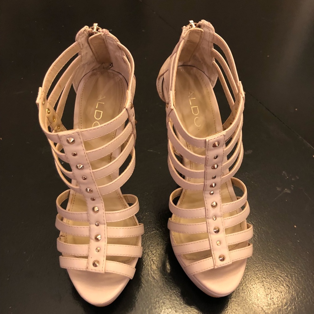 Aldo 5” wedge heels size 7.5